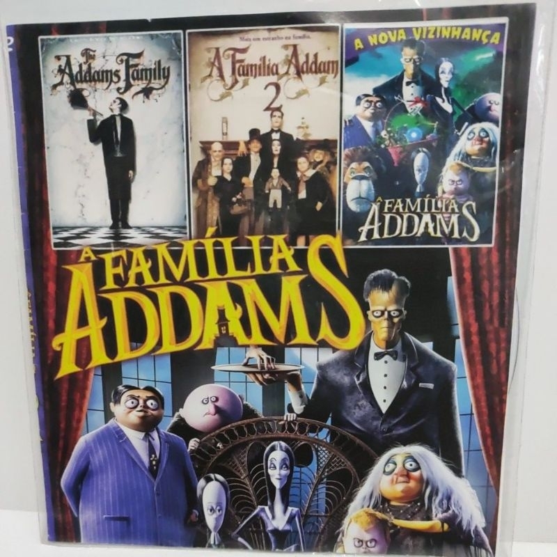 dvd a família Addams 3x1 novo cópia