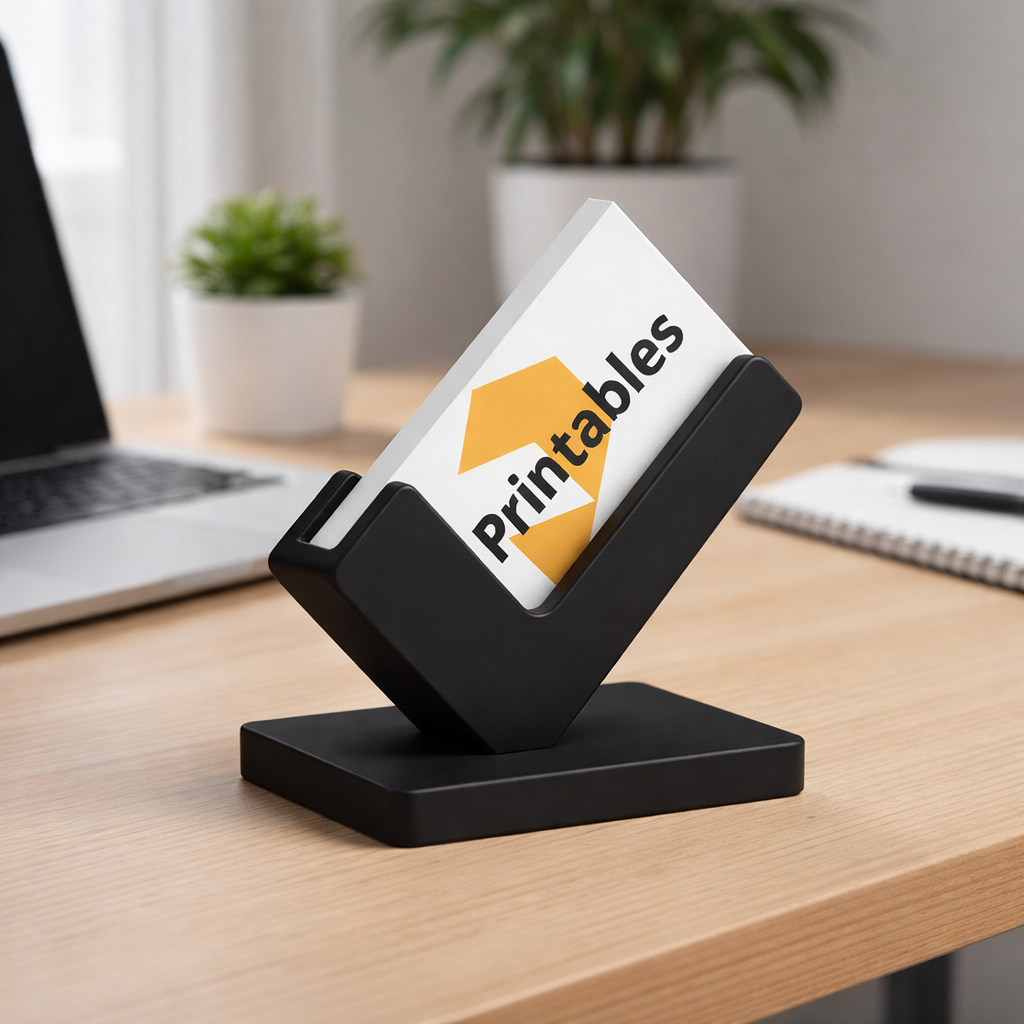 Expositor Porta Cartão De Visita Suporte para cartão  panfleto Livreto Escritorio Sala em Oferta na Shopee