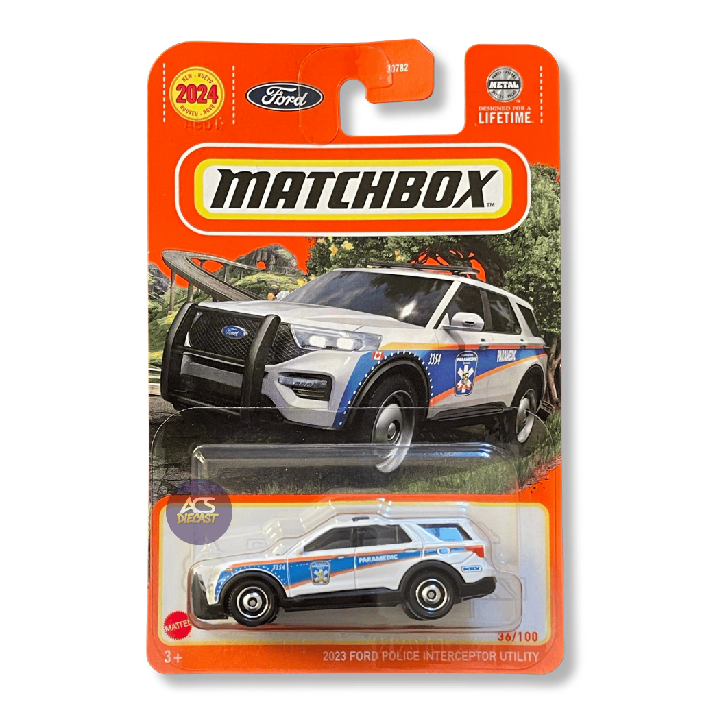 Miniatura Matchbox 2023 Ford Police Interceptor Utility 1:64