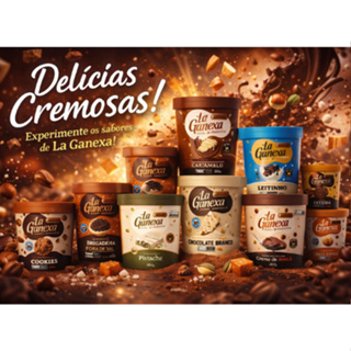 Pasta de Amendoim Zero Açúcar com Whey Protein La Ganexa - Diversos Sabores 450G. em Oferta na Shopee