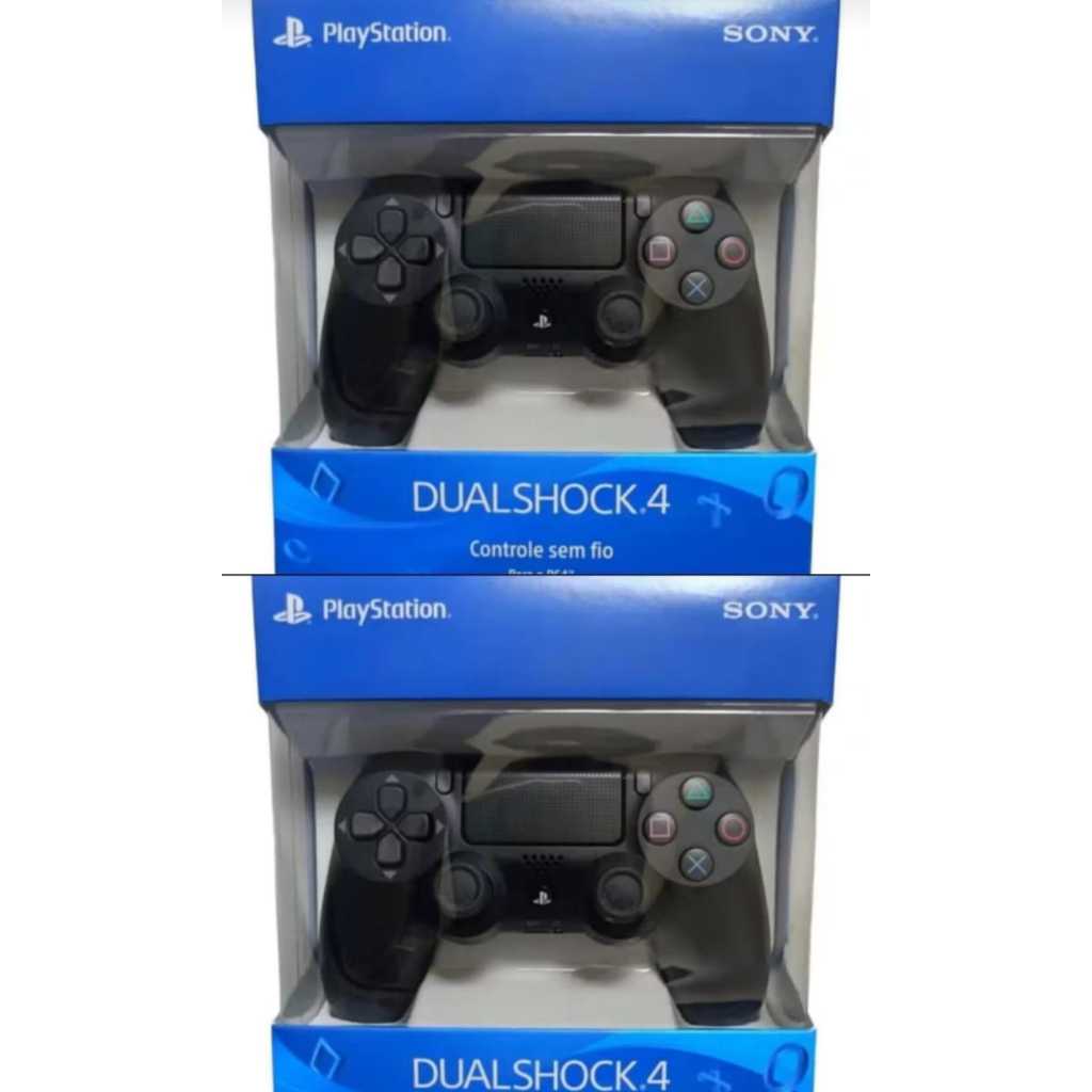 Kit com 2 controles ps4 sem fio envio imediato