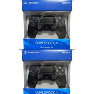 Kit com 2 controles ps4 sem fio envio imediato em Oferta na Shopee
