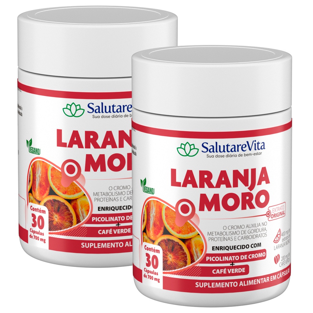 2x Suplemento c/ Extrato Citrico Cafe Verde Cromo Antioxidante e Apoio ao Metabolismo Diario