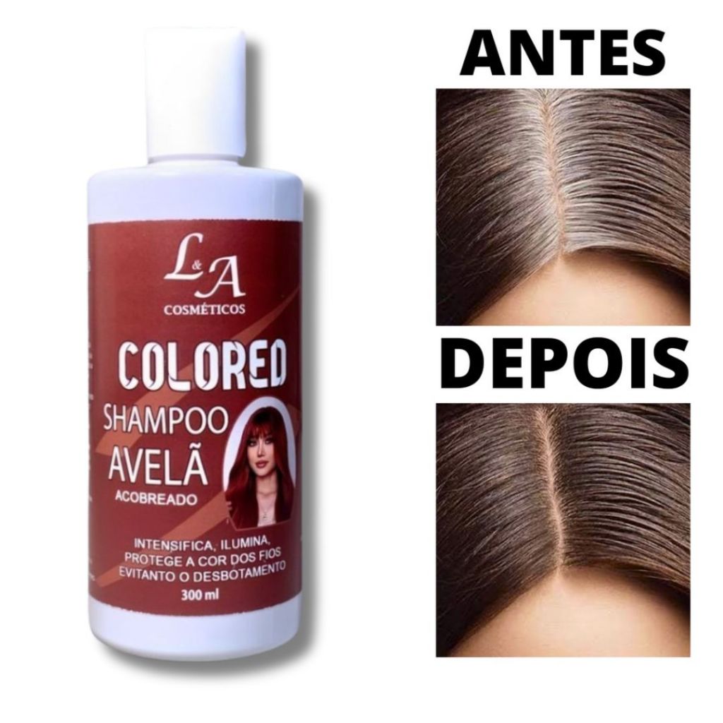 Shampoo Tonalizante Avelã Cor Maravilhosa S Amônia - Resultado 100% Natural -Intensifica Cor - Evita Desbotamento em Oferta na Shopee