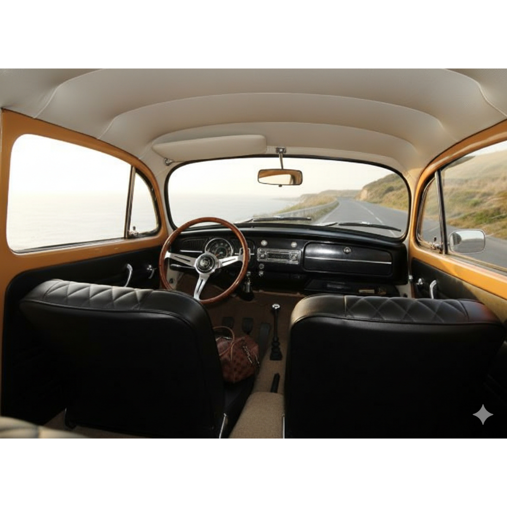 Forração De Teto Fusca Kit Forro Interno Promoção Padrão Vw