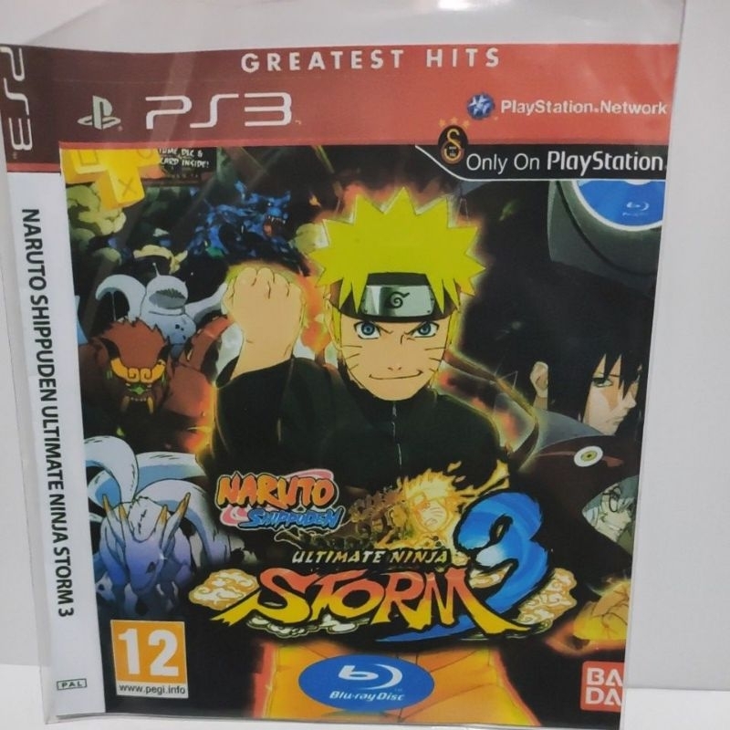 Naruto storm 3 mídia física pra ps3 destravado