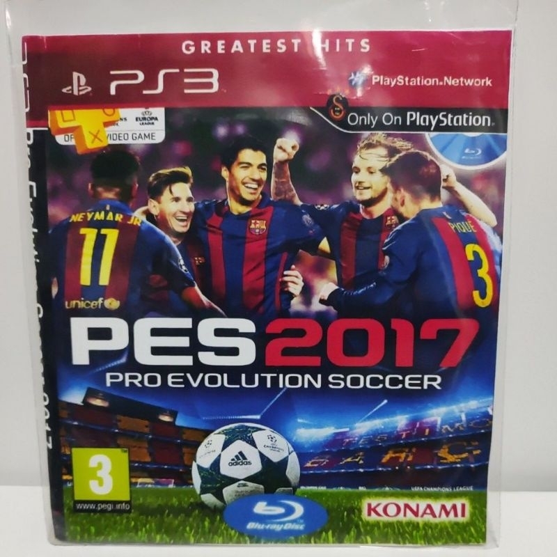 pes 2017 mídia física pra ps3 destravado em Oferta na Shopee