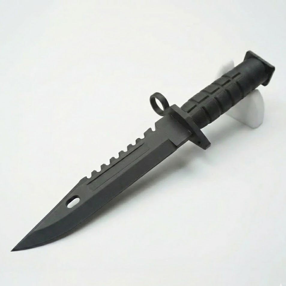 Faca M9 Bayonet CS:GO Counter Strike Skin Realista 3D Cosplay Decoração - Tamanho Real