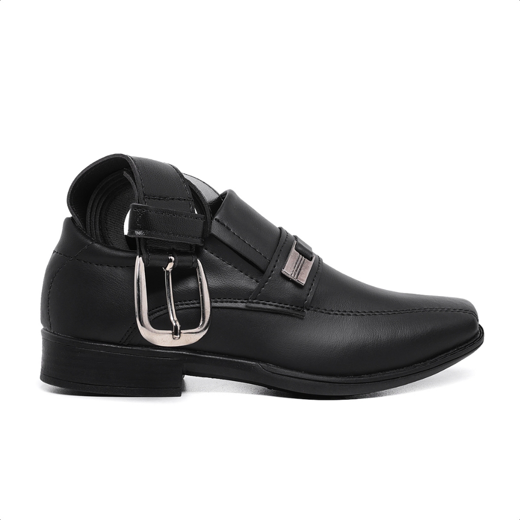 Kit Sapato Social Infantil Masculino Acabamento Fino