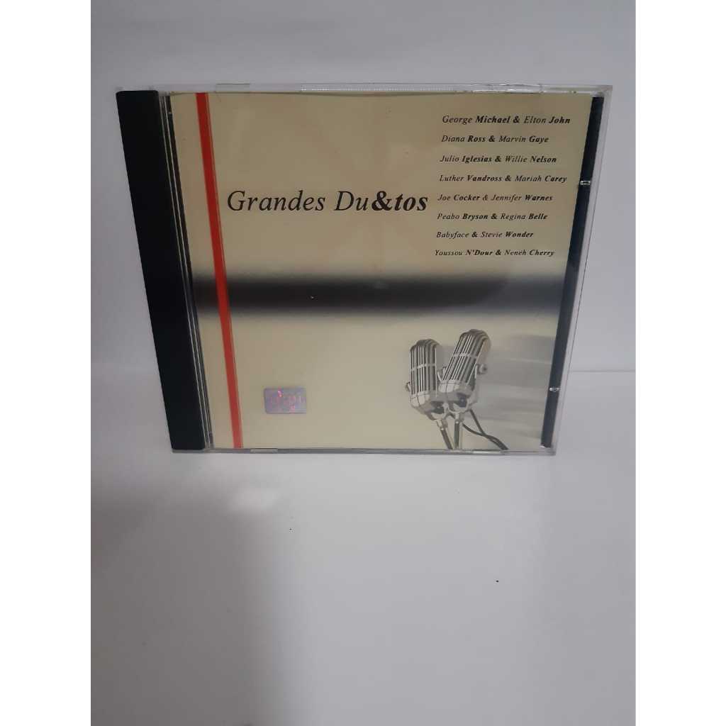 Cd Grandes Du&tos (internacional) - (coletânea Geroge Michael & Elton John, Diana Ross & Marvin Gaye...)