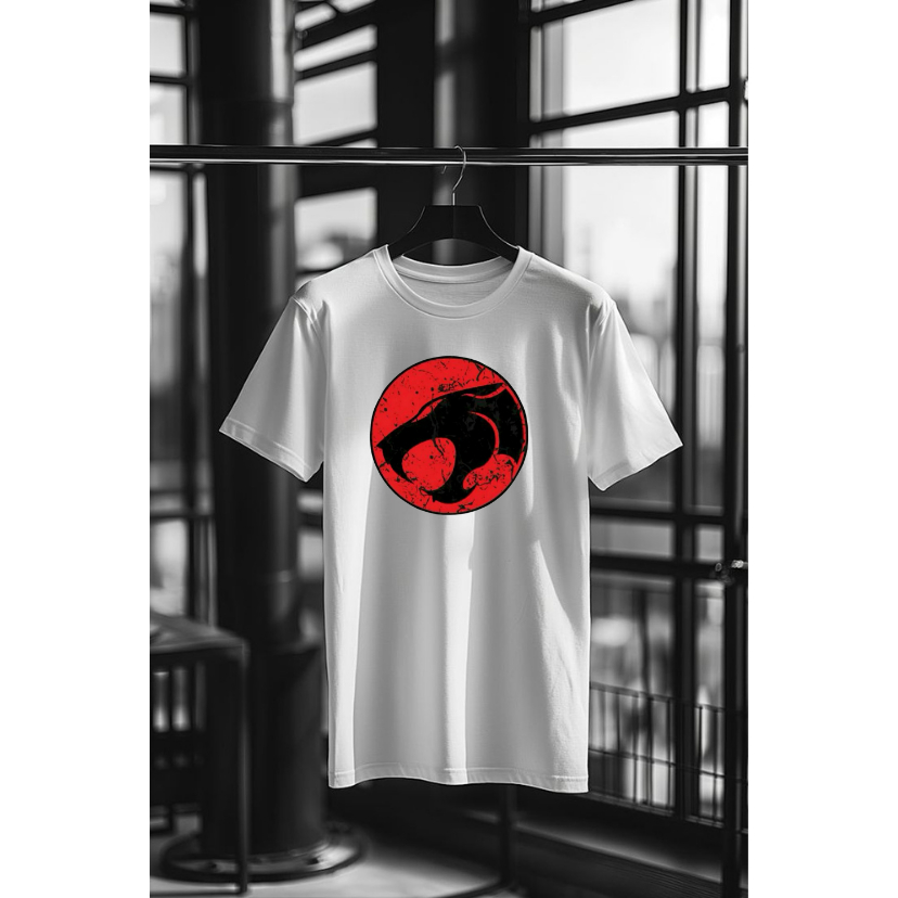Camiseta Masculina Thunder Cats t-shirt Camisa fio 30.1 100% Algodão Alta Qualidade Envio Imediato