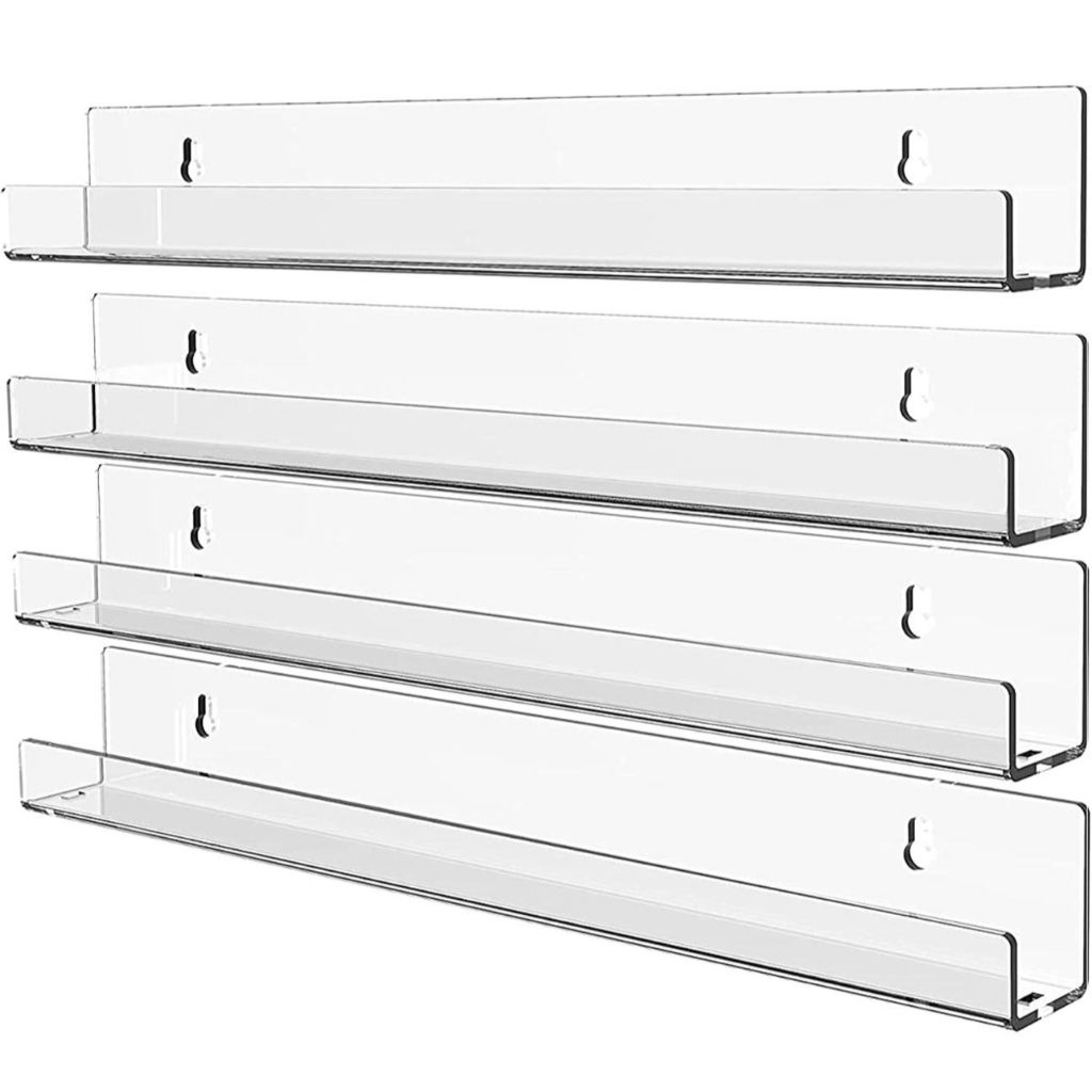 Kit - 4 Prateleiras Acrílico Invisível Flutuante 30cm em Oferta na Shopee