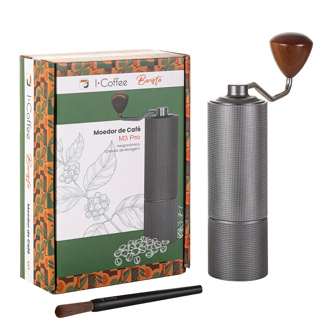 Moedor de Café Ajustável com Pincel 20g Capacidade em Oferta na Shopee