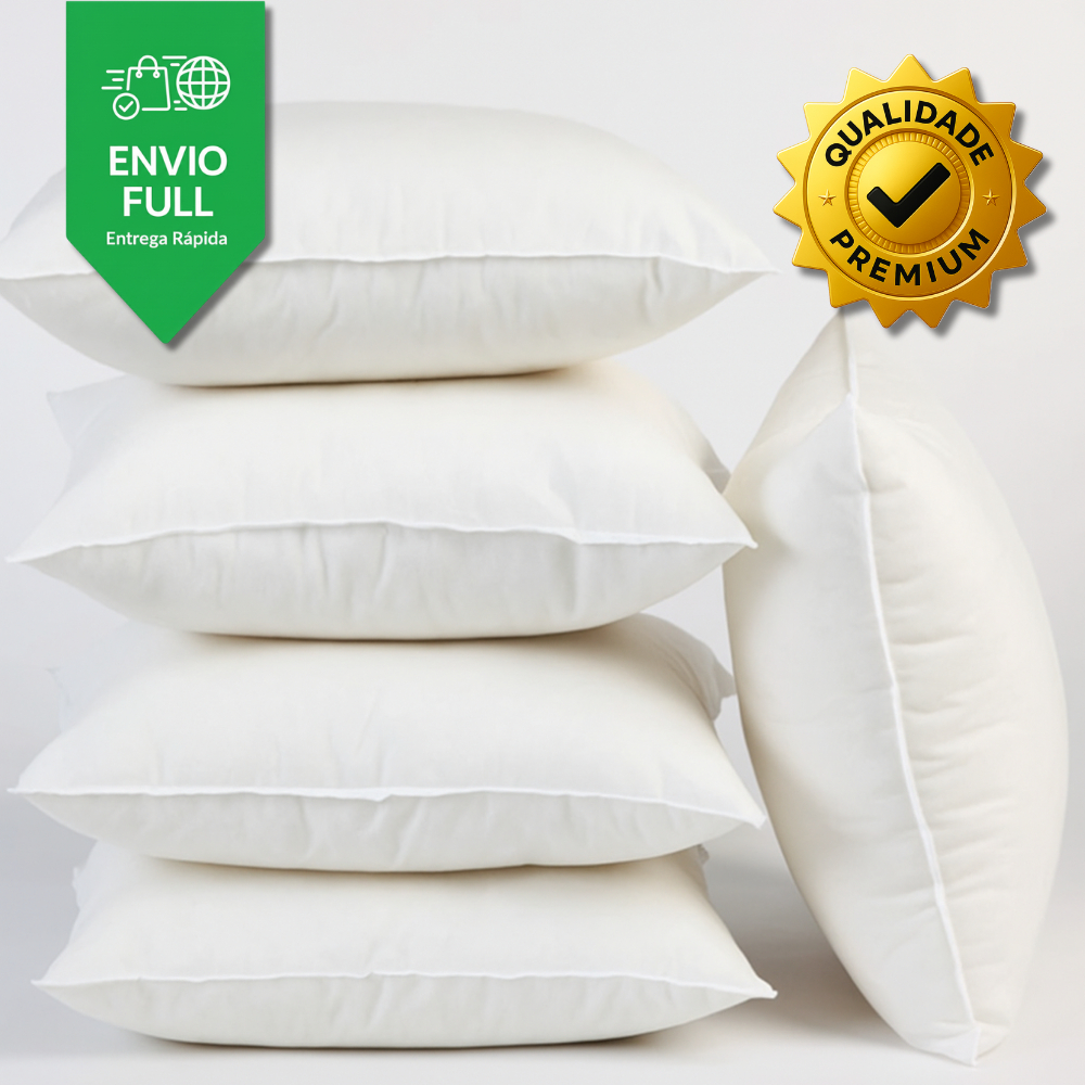 Kit de 2  até 6 refis  Enchimentos de Almofada para Sofa 45x45 Refil em Espuma  Macia  ENVIO FULL em Oferta na Shopee