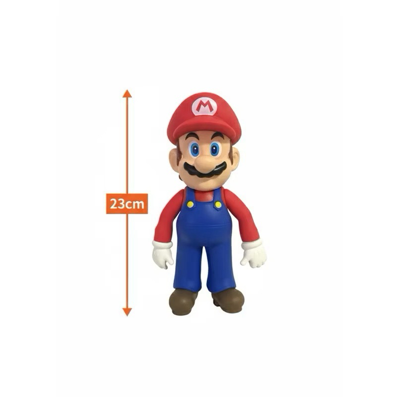 Boneco Inspirado Mario Bros 23cm Vinil Personagem Clássico Infanti em Oferta na Shopee