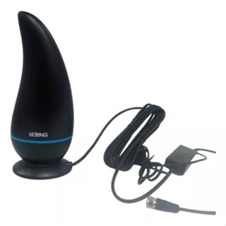 Antena Interna Para Tv Digital Amplificada 1080 Hdtv Interna Amplificada Magnética via USB em Oferta na Shopee