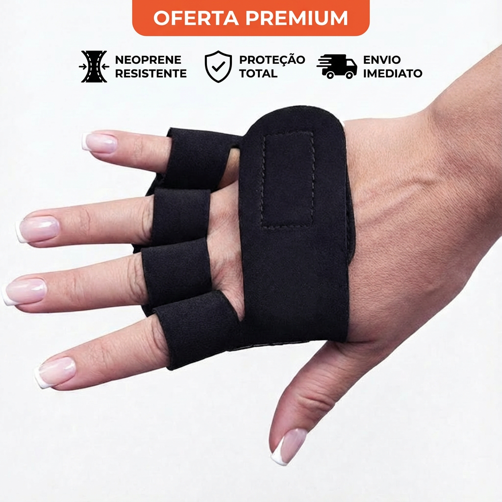 Luva Fitness Fem Academia /Meia Luva Musculação Antiderrapante Premium–Proteção e Conforto Meia luva