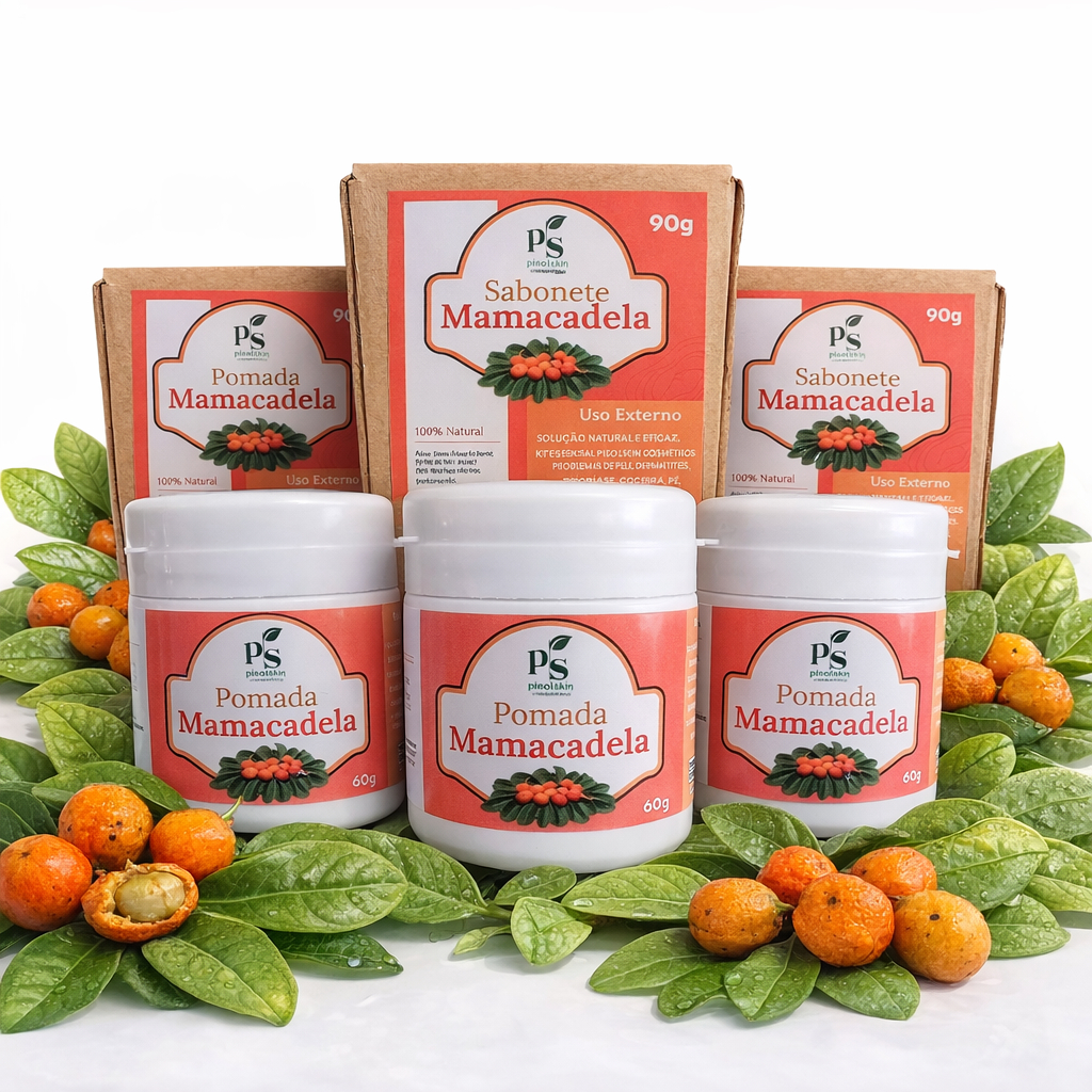 Kit mamacadela 3 pomadas 3 sabonetes