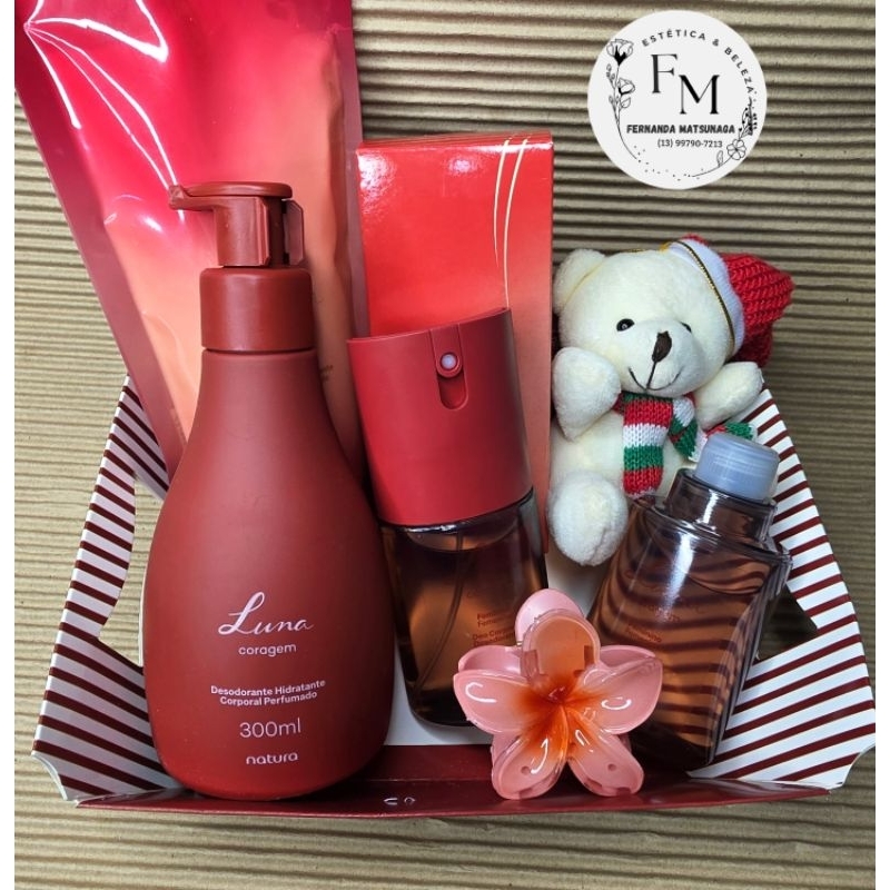 ✨ Kit Presenteável Luna Coragem Natura – Completo, Elegante e com Ótimo Custo-Benefício ✨