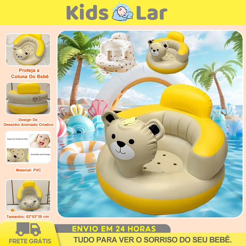 Portátil Sofá Infantil Inflável Cadeira Poltrona Para Bebês Jogos Internos E Externos