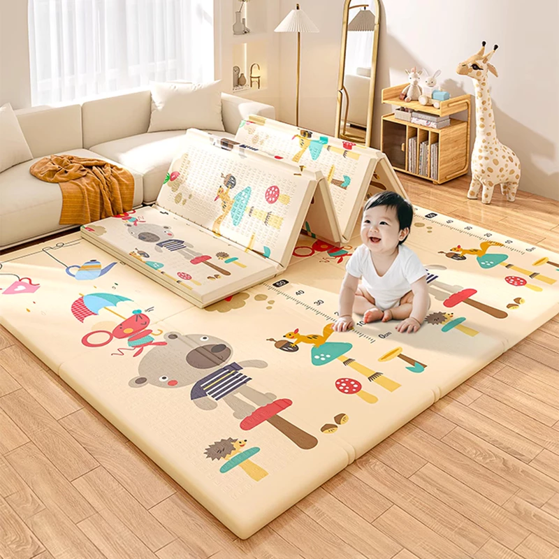 Tapete Infantil Emborrachado Dupla Face 200x180cm Anti Impacto para Bebê — foto 6