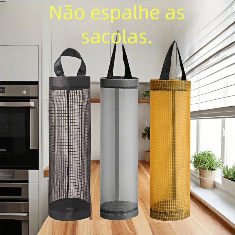 Dispenser de Sacolas de Plástico - Organizador para Cozinha, Armazenamento Prático