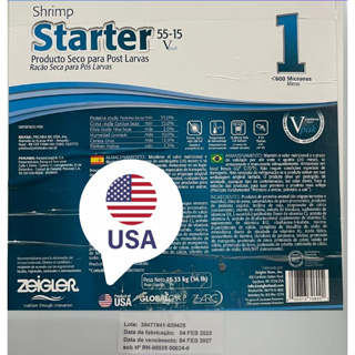 Ração Zeigler Americana 200–400µm 55% Proteína ( Fina ) para Peixes Guppy e Betta Adultos, Juvenis e Alevinos em Oferta na Shopee
