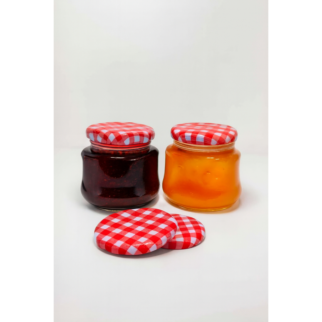 Kit 15 Pote de Vidro sextavado 230 ml com tampa para GELEIAS,VELAS,CONSERVAS,TEMPEROS.