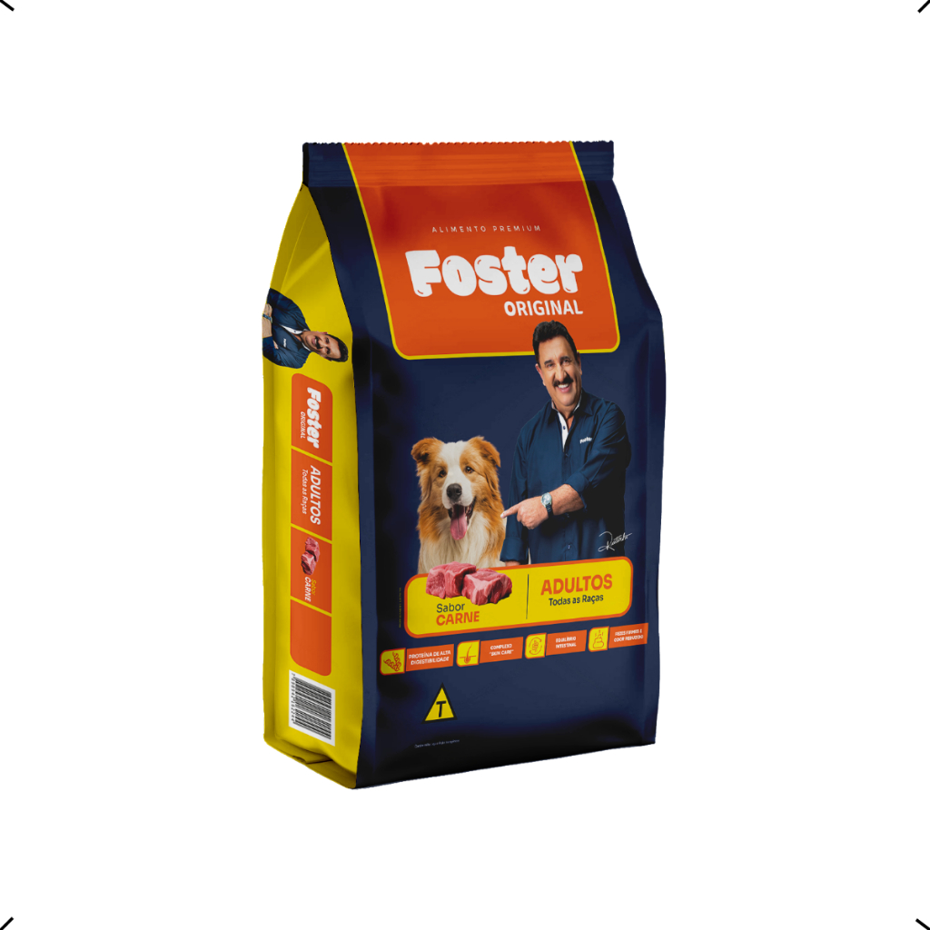 RAÇÃO PREMIUM FOSTER ORIGINAL ADULTO TODAS AS RAÇAS 15KG em Oferta na Shopee