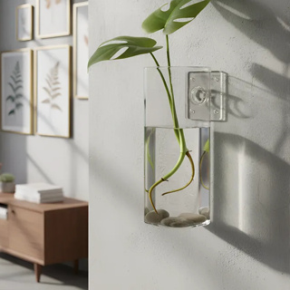 Vidro Hidropônico Vaso De Flores Decoração De Parede Plantas em Oferta na Shopee