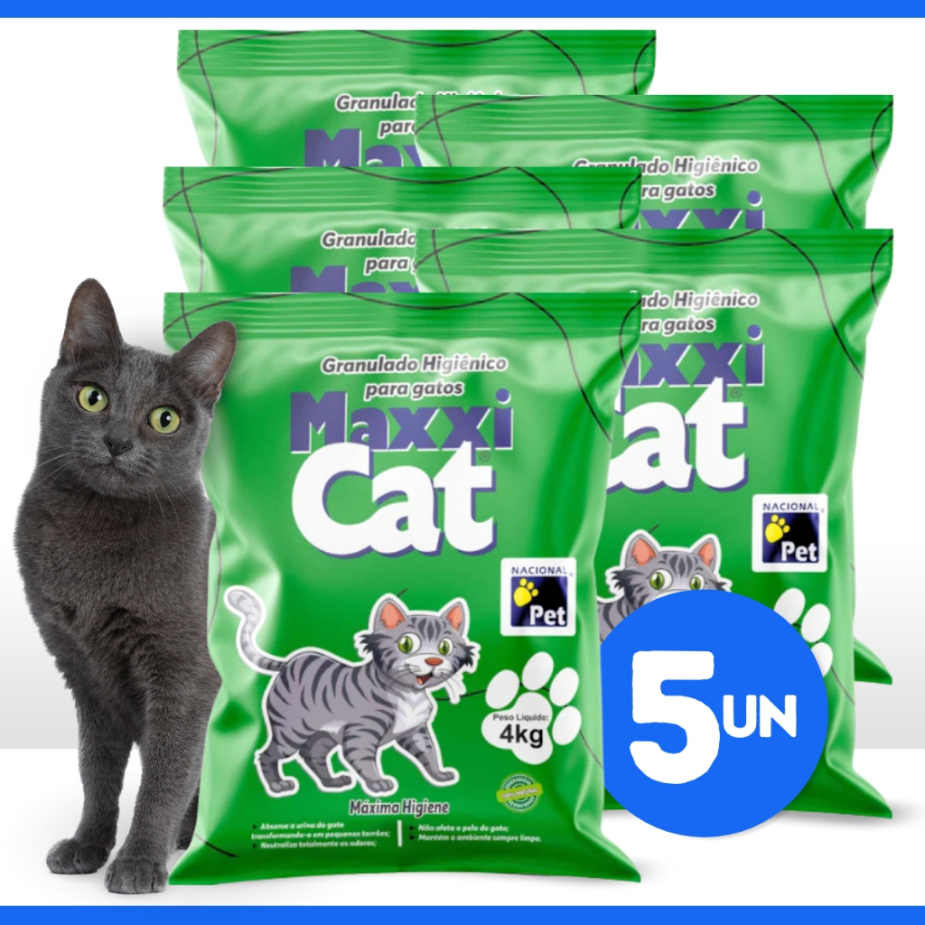 Areia Sanitária Higiênica Para Gatos Anti Odor Gatíssimo Pacote de 4kg - PROMOÇÃO
