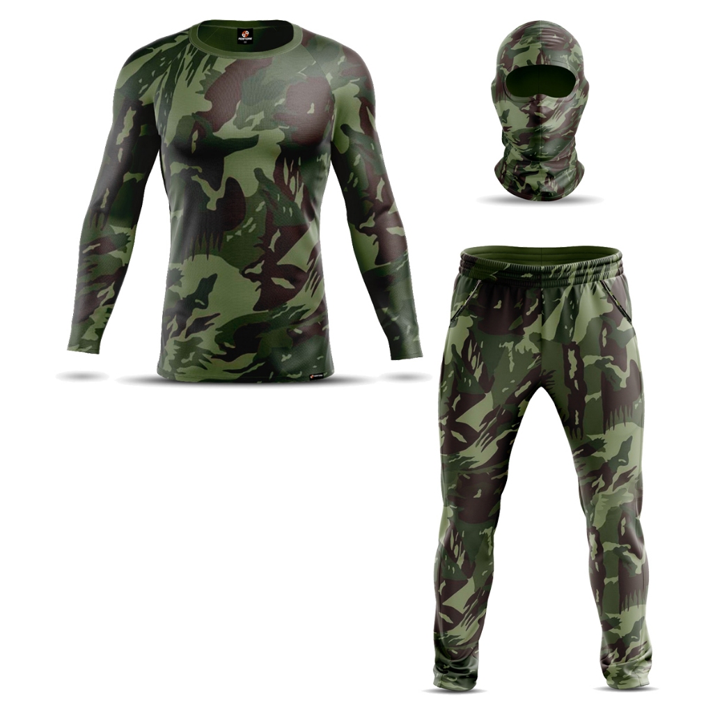 Conjunto Camuflado Air Soft Camuflagem Pesca Trilha Camping Tático em Oferta na Shopee