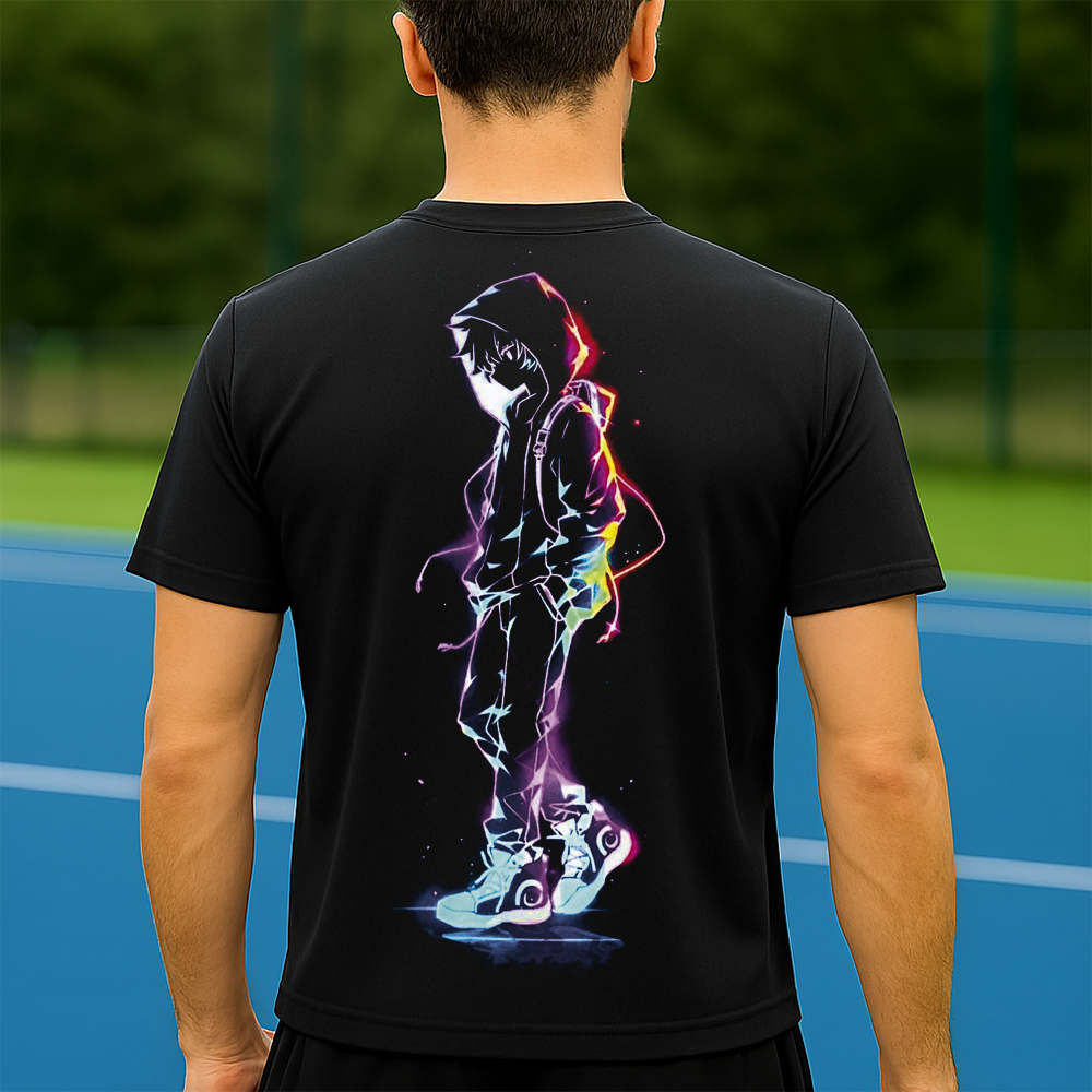 Camiseta Dry Fit Masculina Estampada Menino de Anime P ao GG Leve Respirável Academia Treino