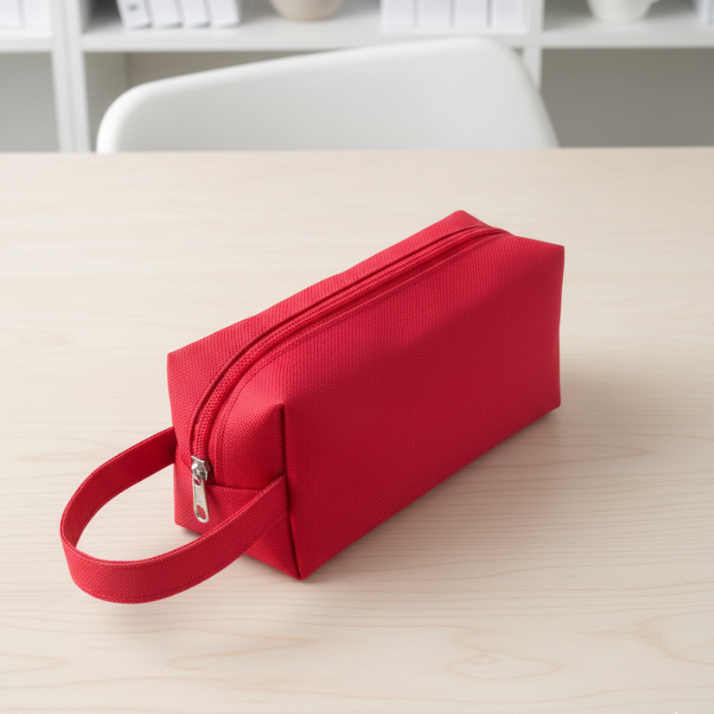 Kit 15 Necessaire Estojo Com Alça Feminina Masculina Nylon 600 Organizadora Premium Varias Cores Com Nfe Envio Imediato em Oferta na Shopee