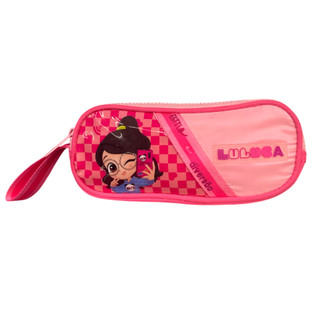 Estojo Escolar Duplo Luluca Emoji Original Clio Infantil Menina