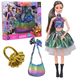Boneca Articulada Fashionista Com Bolsa Acessórios - Castela em Oferta na Shopee