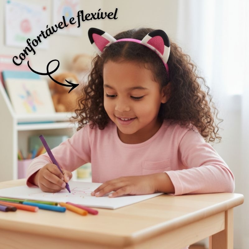 TIARA DA GABBY RESISTENTE ALTA QUALIDADE Tiara Arco da Gabby Orelhinha Gabby Casa Mágica