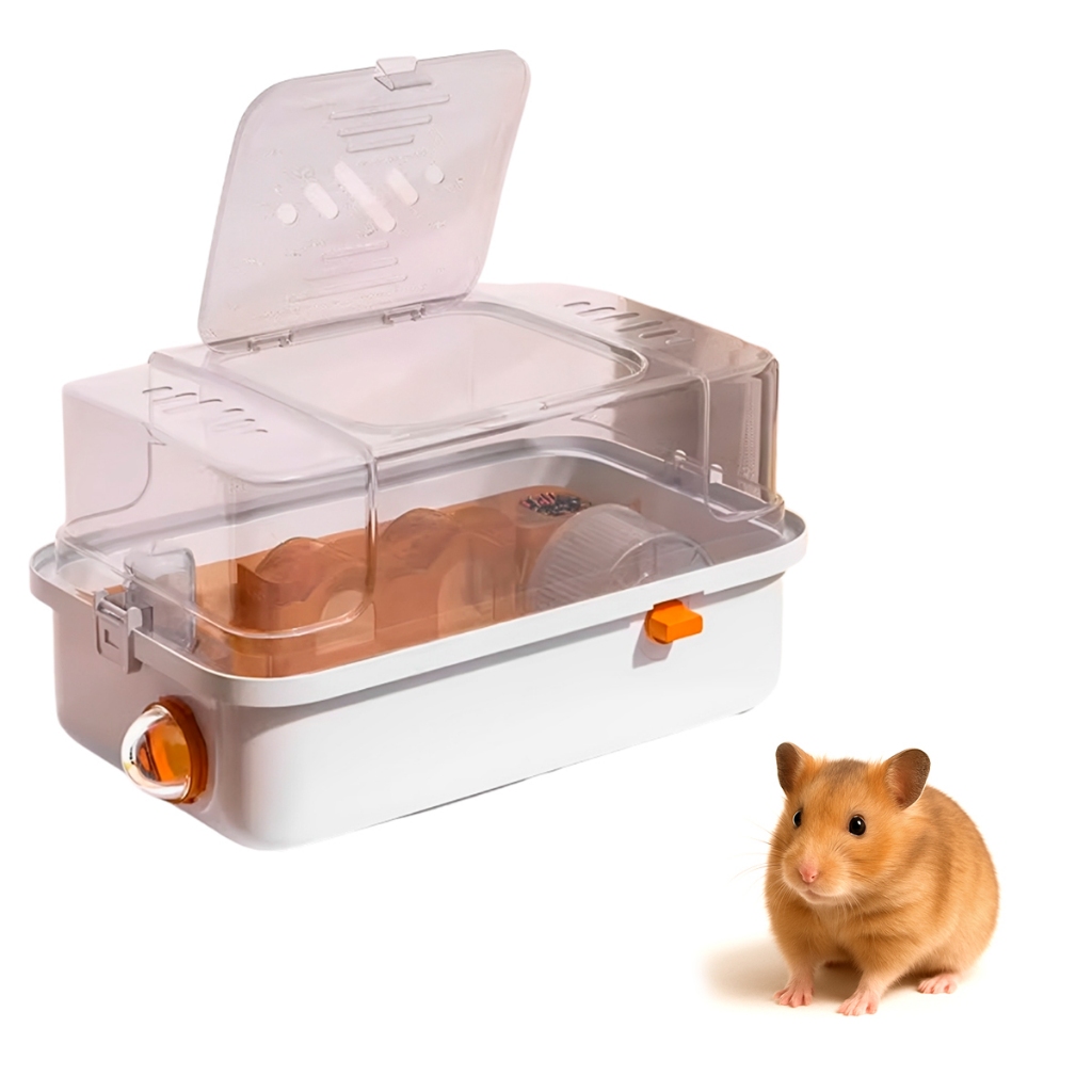 Gaiola Completa para Hamsters e Roedores com Escada Roda de Exercícios 1 Casinha e Bebedouro