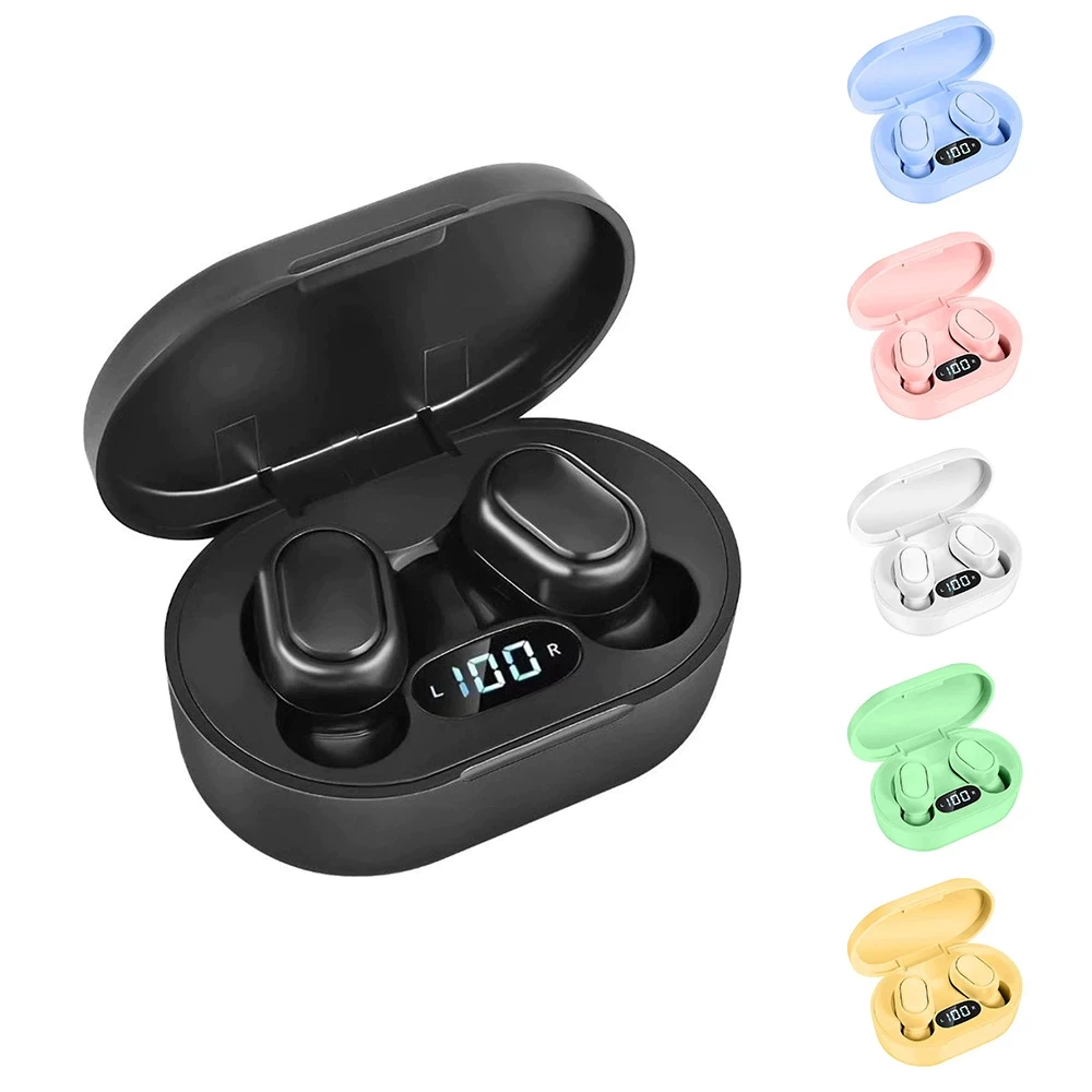 Fone De Ouvido Recarregável Com Visor De Bateria