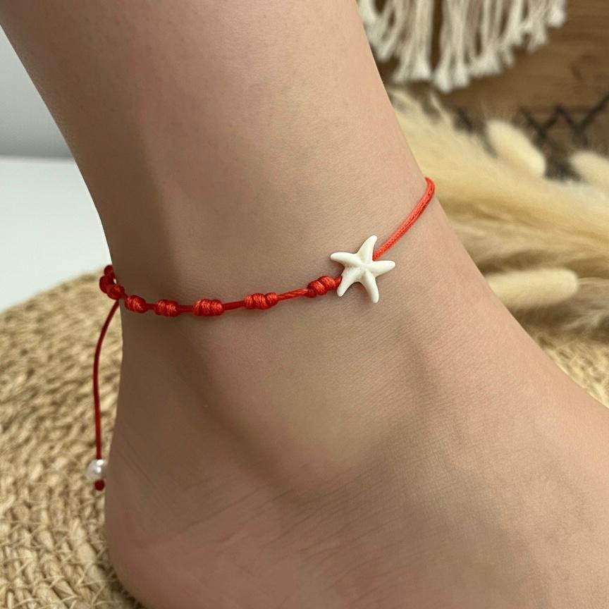 TORNOZELEIRA / PULSEIRA Sete Nós Vermelha em Cetim  com figa  para atrair Boa Sorte Adulto/Infatil em Oferta na Shopee