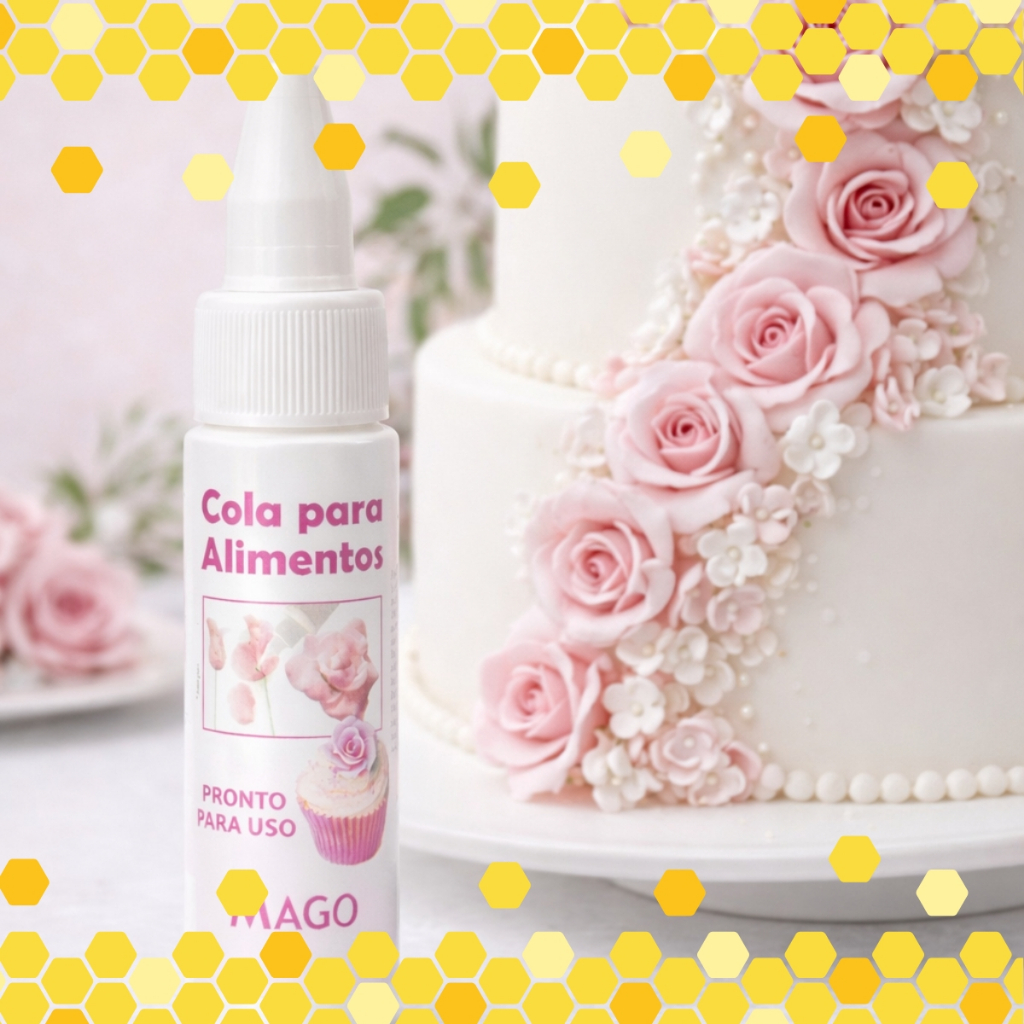 Cola Para Alimentos Confeitaria 15g Mago