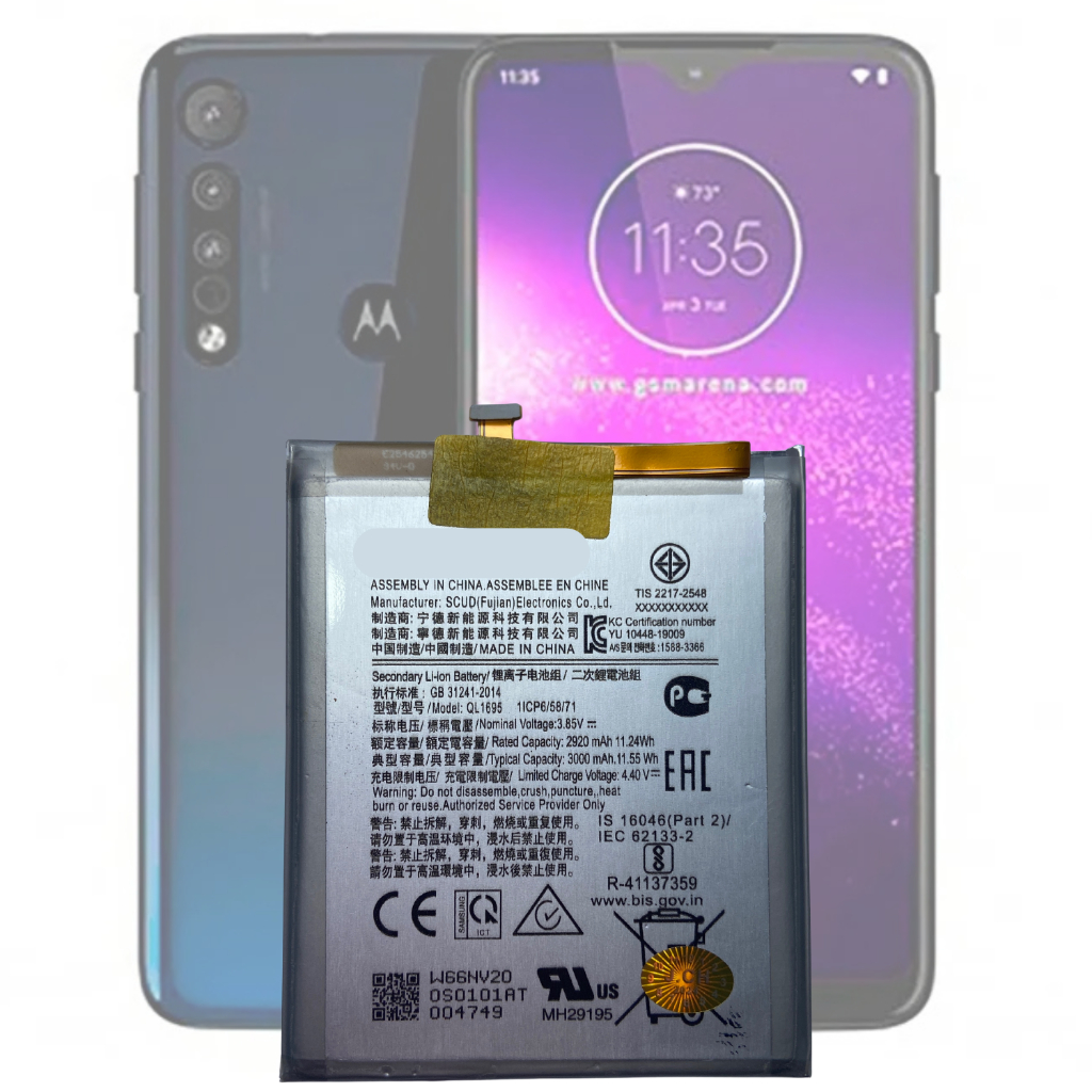 Bateria QL1695 Compatível com Motorola Moto G8 Play / Moto One Macro + Garantia Anatel