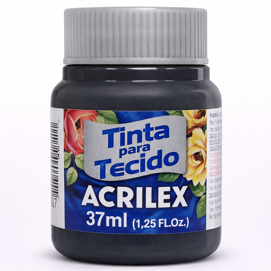 Tinta Tecido Fosca Acrilex 37ml 994-cinza Chumbo em Oferta na Shopee