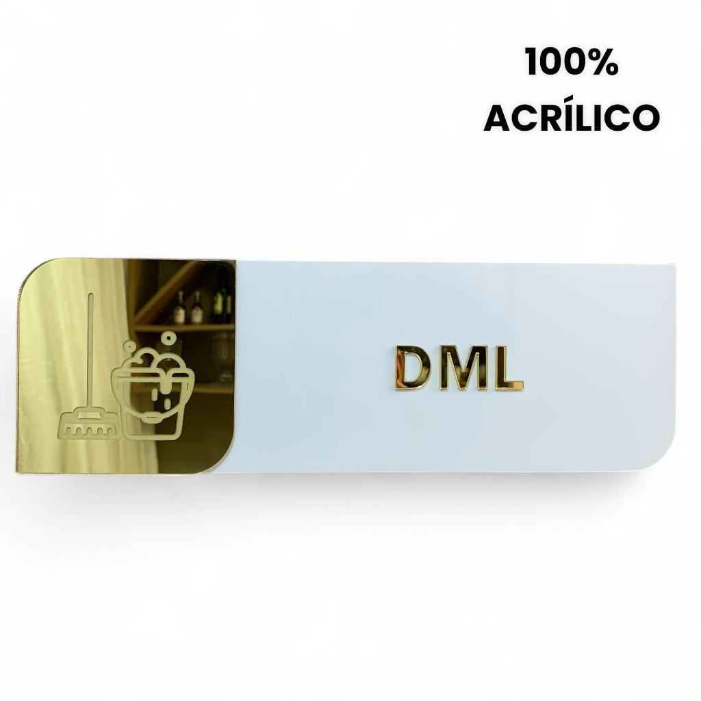 Placa para Portas e Identificação e Sinalização para DML Em Acrílico.