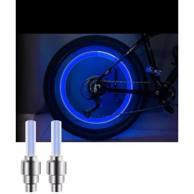 Par de Luz de Led Para Bike Neon Light Válvula de Néon Luz de Decoração de Pneu LED de Segurança