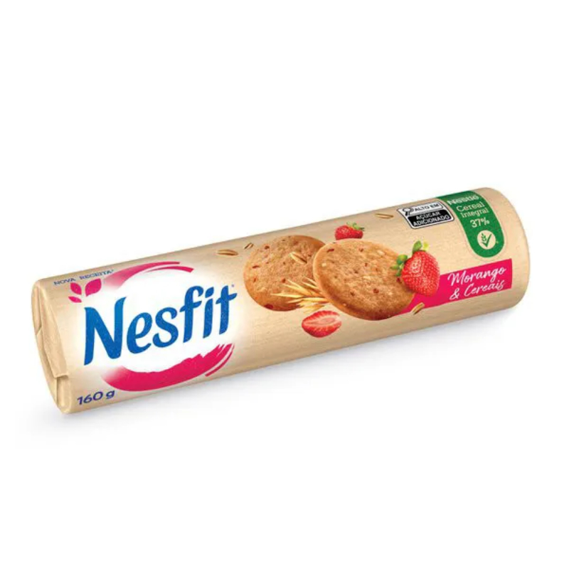 Multi-pack Biscoito Nesfit Morango & Cereais Nestlé 160g
