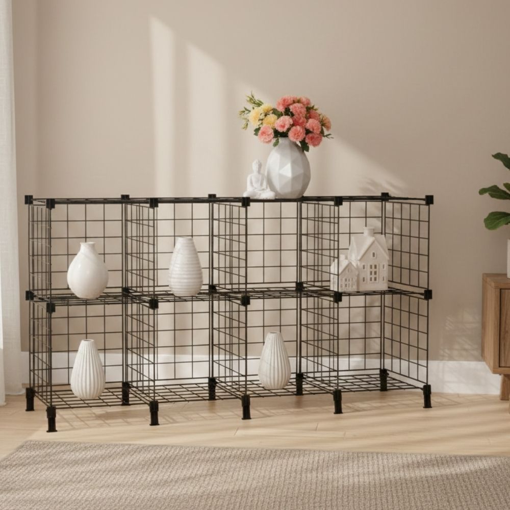 Estante Balcão Expositor Aramado 8 Nichos em Oferta na Shopee