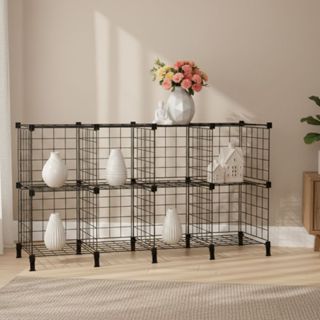 Estante Balcão Expositor Aramado 8 Nichos em Oferta na Shopee