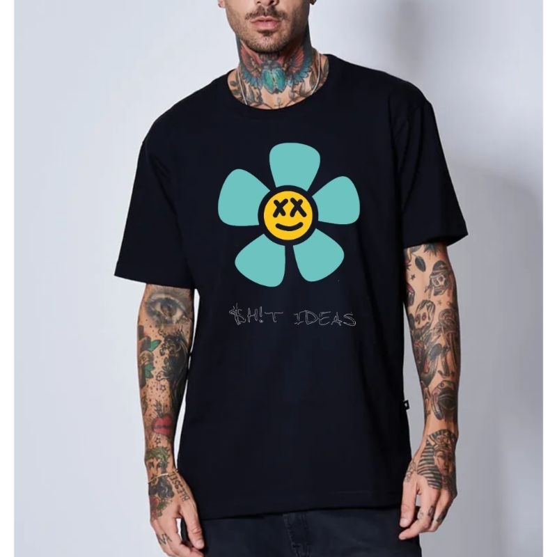 Camiseta Oversized Streetwear Estampada Padrão Americano Unissex Skatista Premium Casual