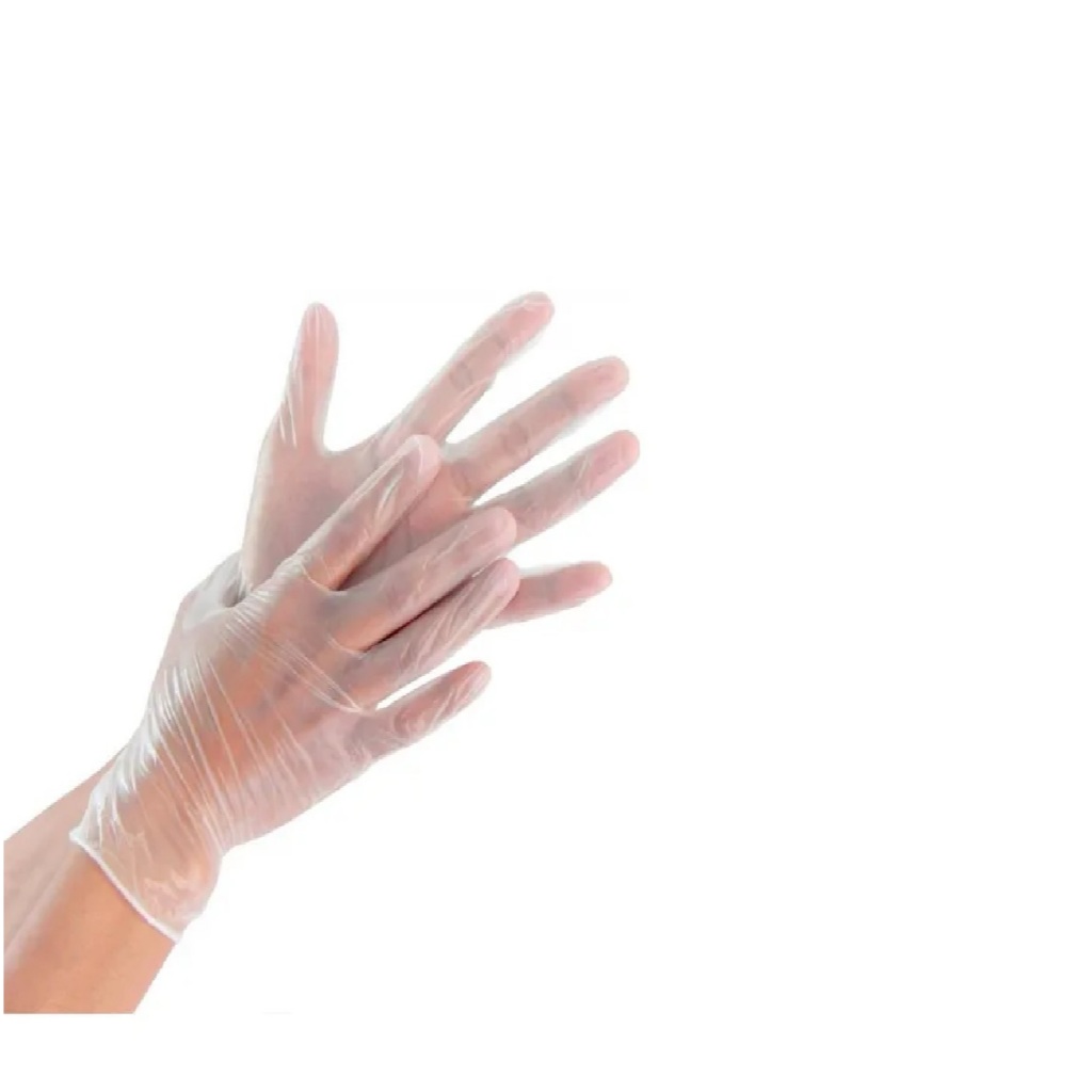 LUVA DE VINIL TRANSPARENTE S/PO 50 UNIDADES - ANGELMAX em Oferta na Shopee